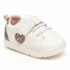 * | Hot Sale Carter'S White & Pink Glitter Heart Park Sneaker Girls