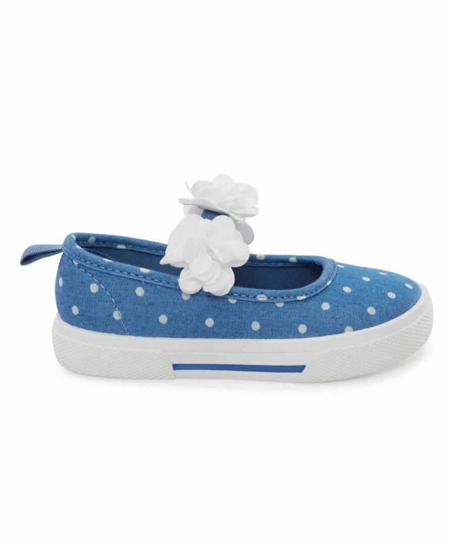 * | Wholesale Carter'S Blue & White Polka Dot Merci Sneaker Girls