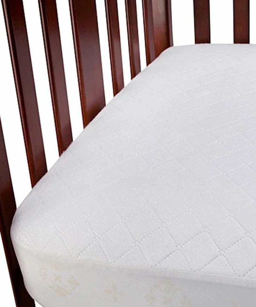 * | Budget Carter'S White Waterproof Fitted Crib Pad