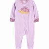 * | Top 10 Carter'S Purple Hedgehog Zip-Up Fleece Footie Newborn & Infant