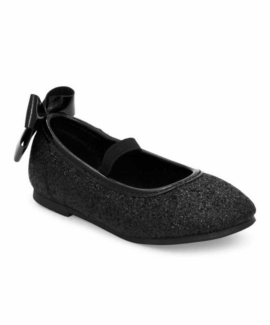 * | Flash Sale Carter'S Black Glitter Cordelia Ballet Flat Girls