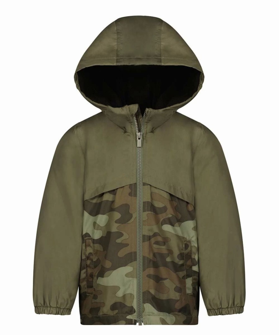 * | Hot Sale Carter'S Green Camo Hooded Coat Toddler & Boys