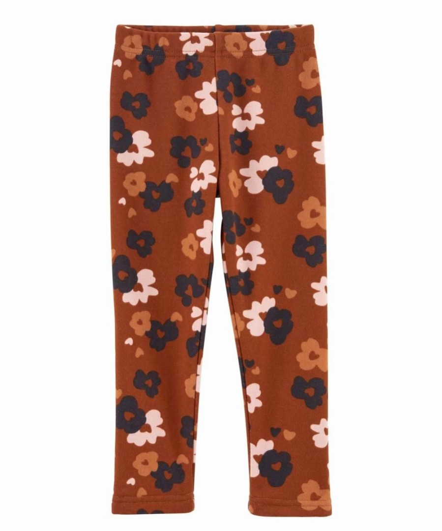 * | Cheap Carter'S Brown Floral Cozy Leggings Toddler