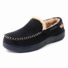 * | New Rockdove Black & Taupe Carter Moccasin Slipper Men