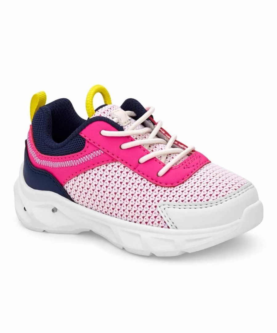 * | Discount Carter'S Pink & Navy Multi Oaker Light-Up Sneaker Girls