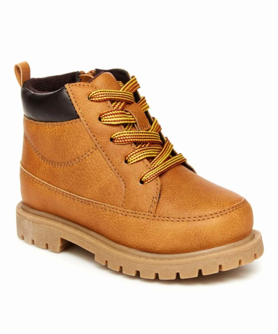 * | Flash Sale Carter'S Tan Trail Combat Boots Boys