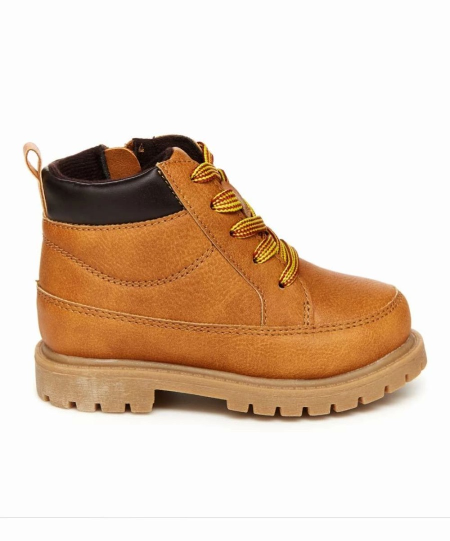 * | Flash Sale Carter'S Tan Trail Combat Boots Boys