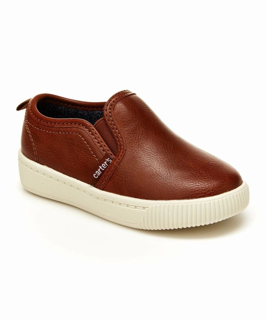 * | Coupon Carter'S Brown Ricky Slip-On Sneaker Boys