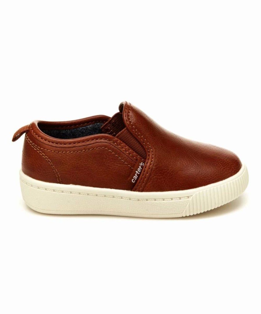 * | Coupon Carter'S Brown Ricky Slip-On Sneaker Boys