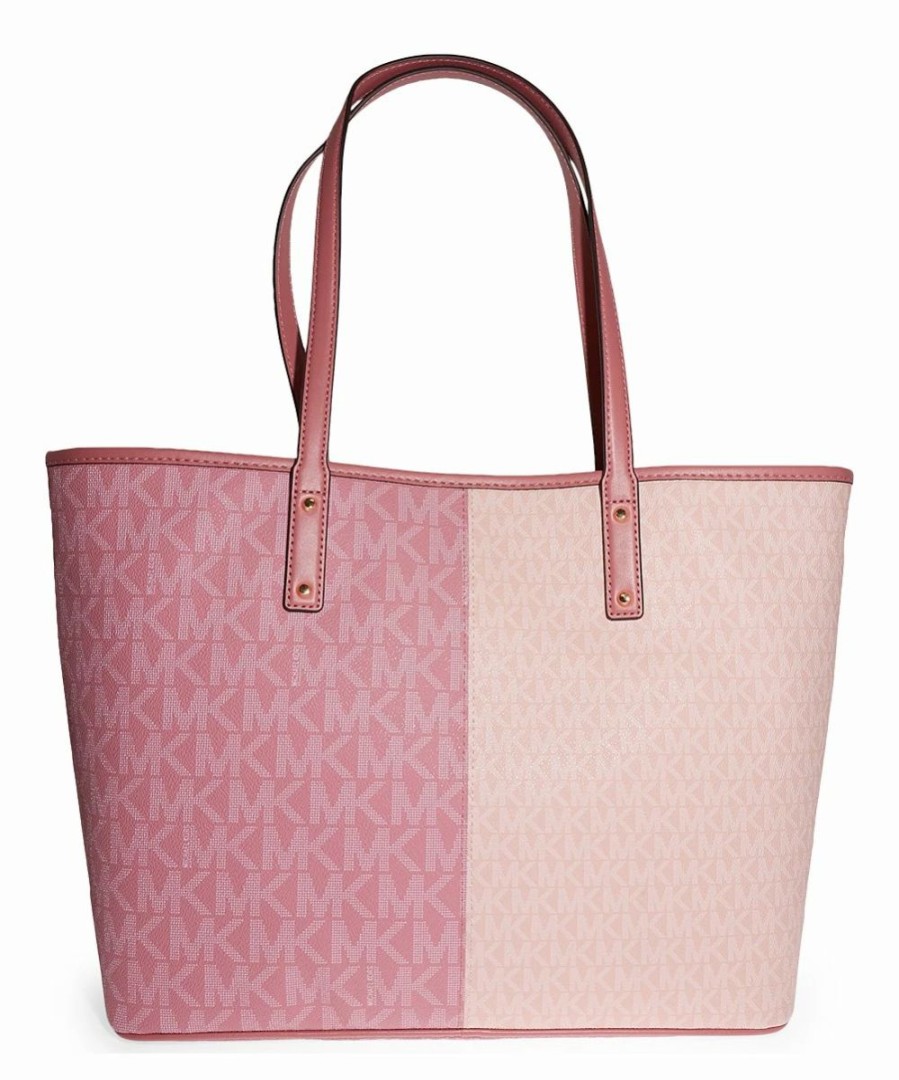 * | Budget Michael Kors Light Pink Leather Carter Tote