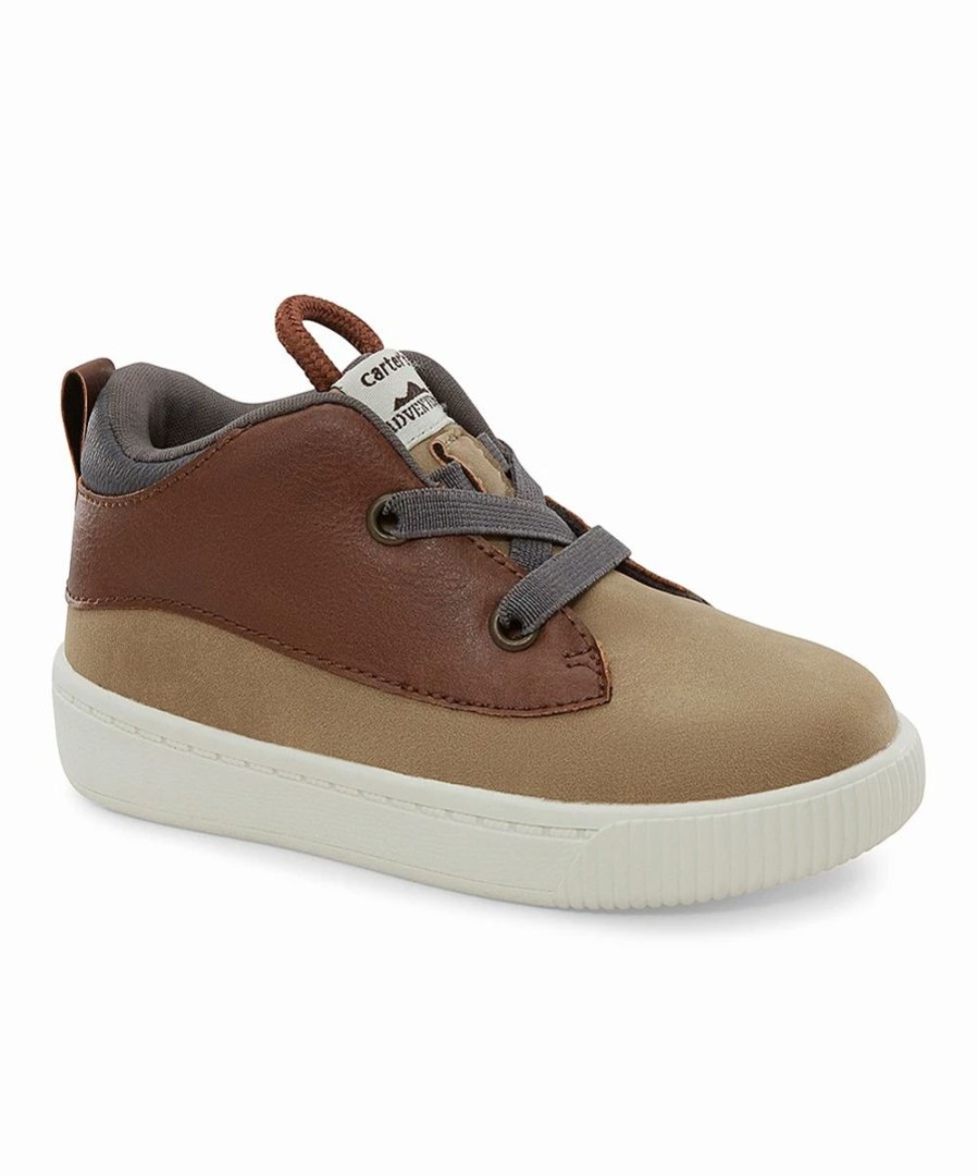 * | Cheapest Carter'S Brown Color Block Willis Slip-On Sneaker Boys