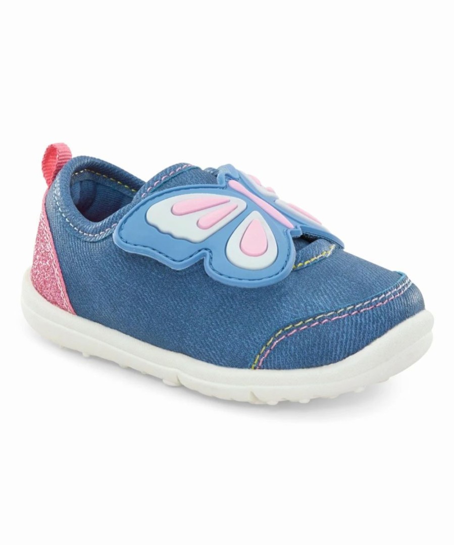 * | Cheap Carter'S Blue & Pink Butterfly Ladonna Sneaker Girls