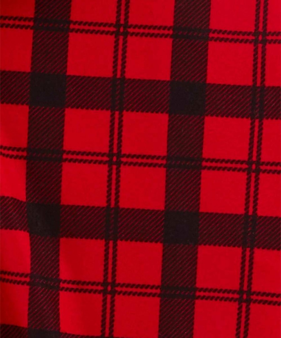 * | Best Pirce Carter'S Red & Black Plaid Sleep Shirt Newborn, Infant & Women