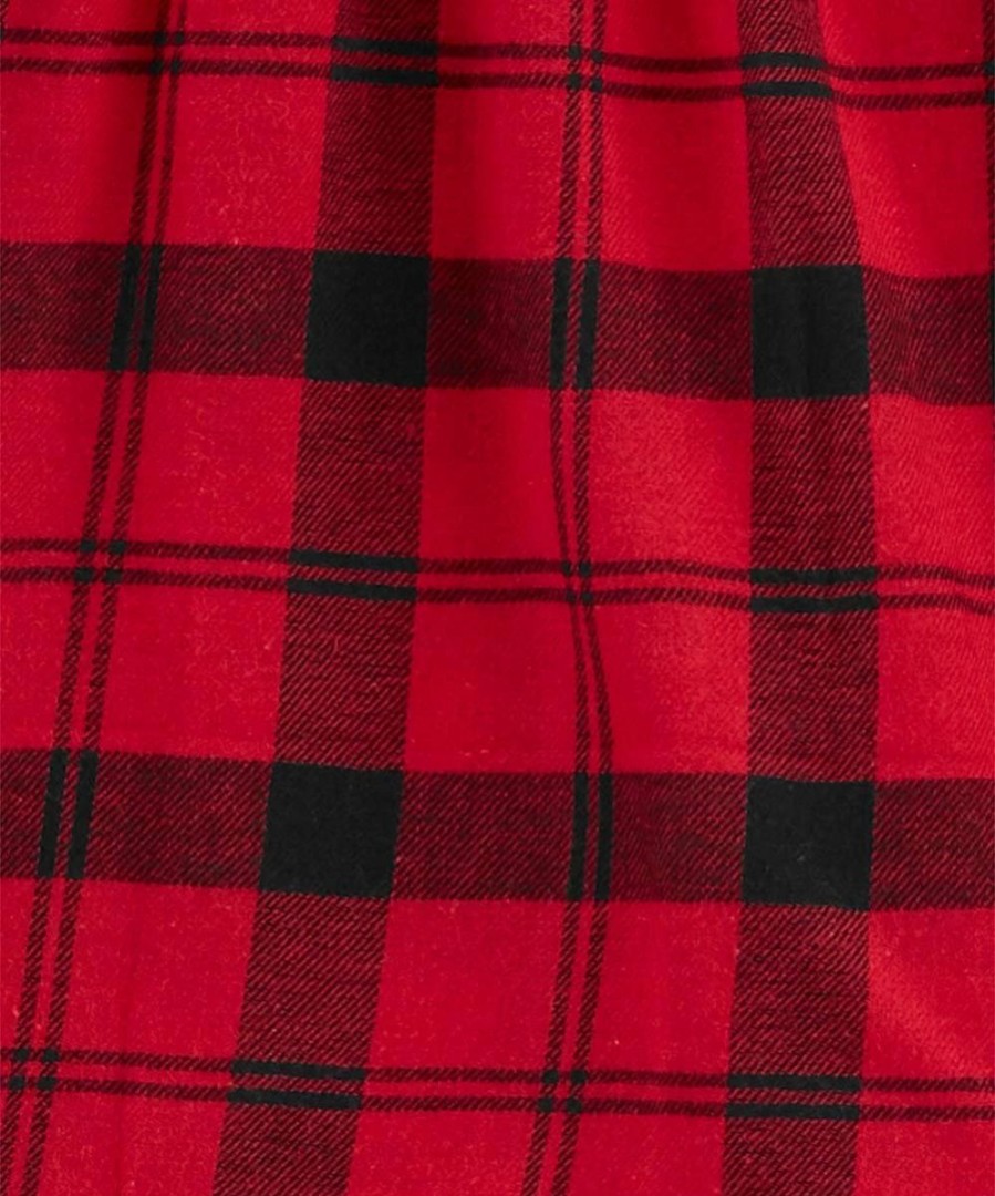 * | Flash Sale Carter'S Red Plaid Long-Sleeve Top & Black Leggings Infant