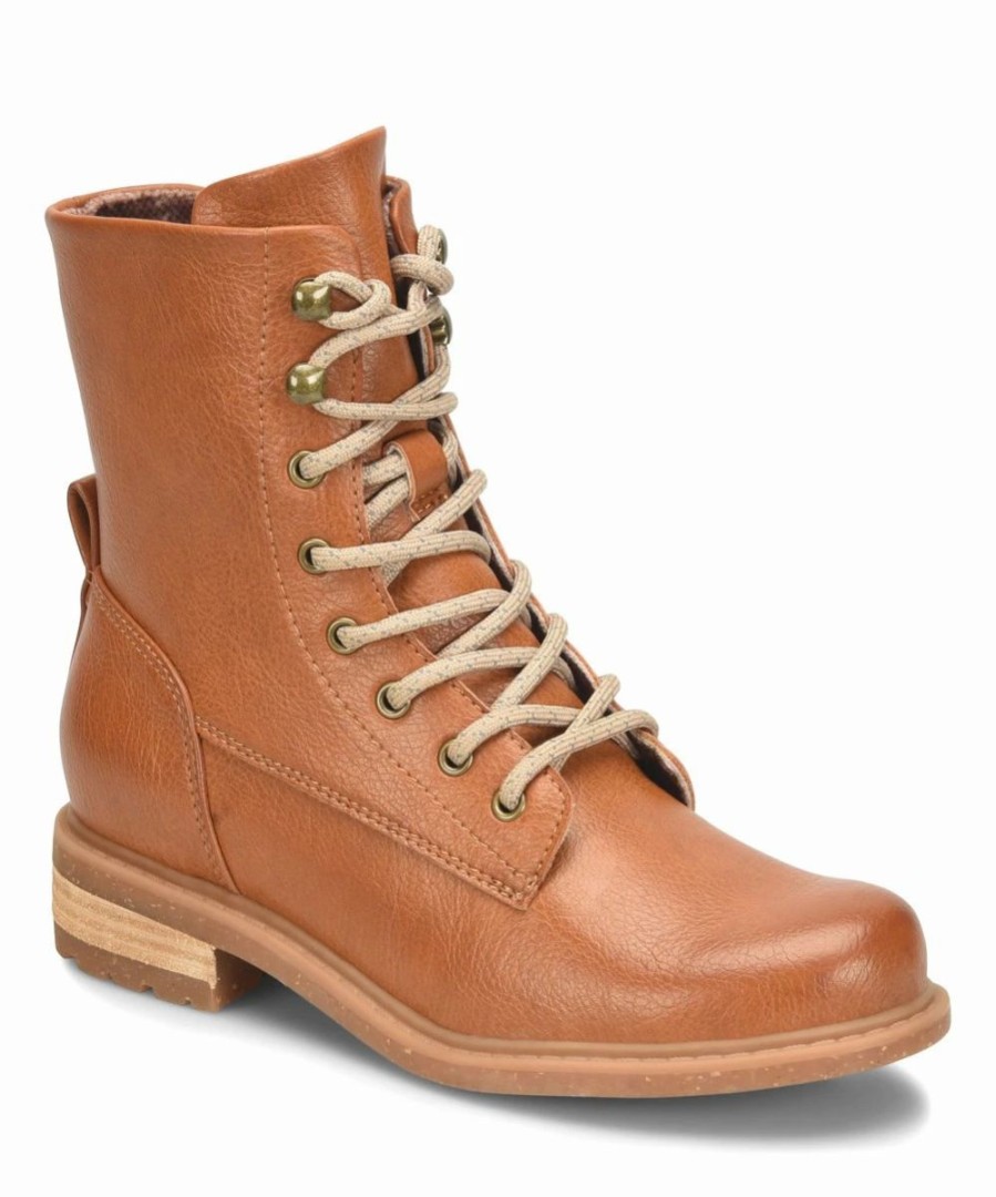 * | Buy B.O.C. British Tan Carter Combat Boot Women