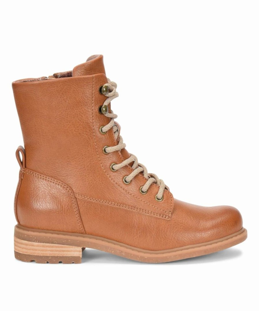 * | Buy B.O.C. British Tan Carter Combat Boot Women