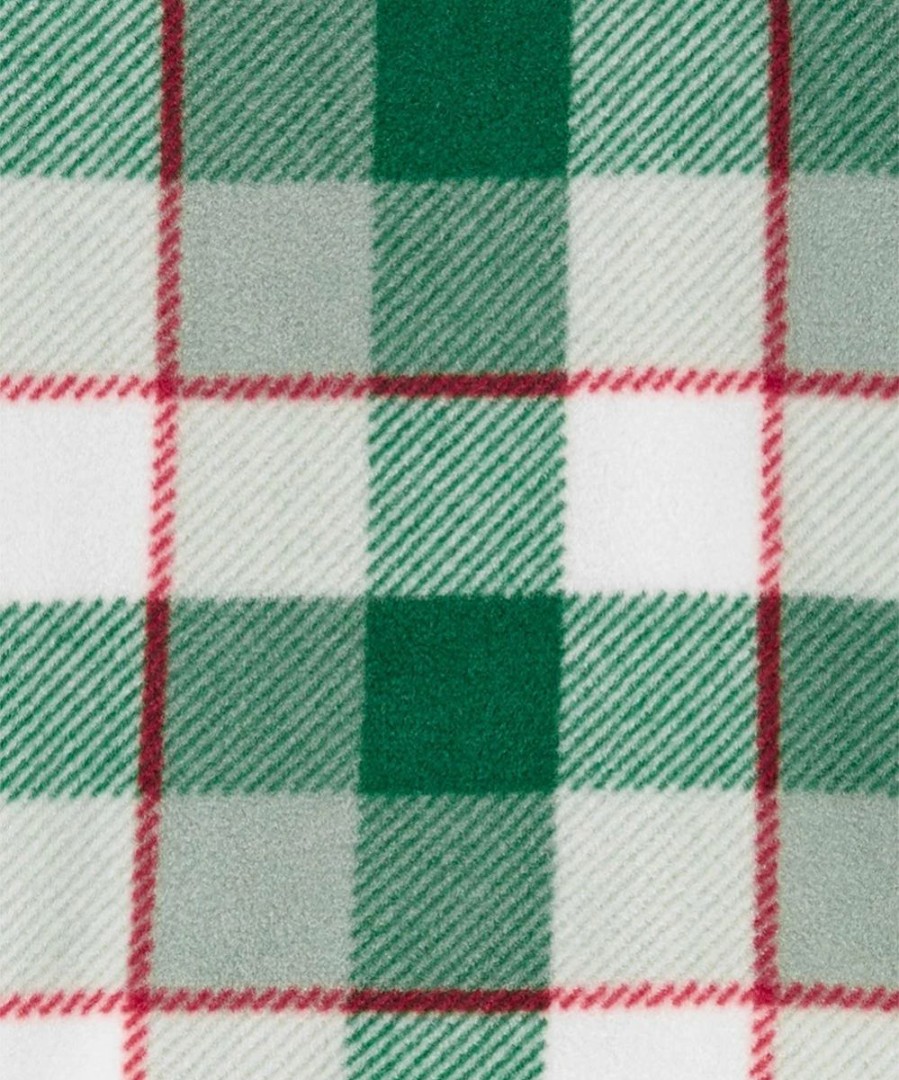 * | Promo Carter'S Green & White Plaid Fleece Long-Sleeve Top Set Infant