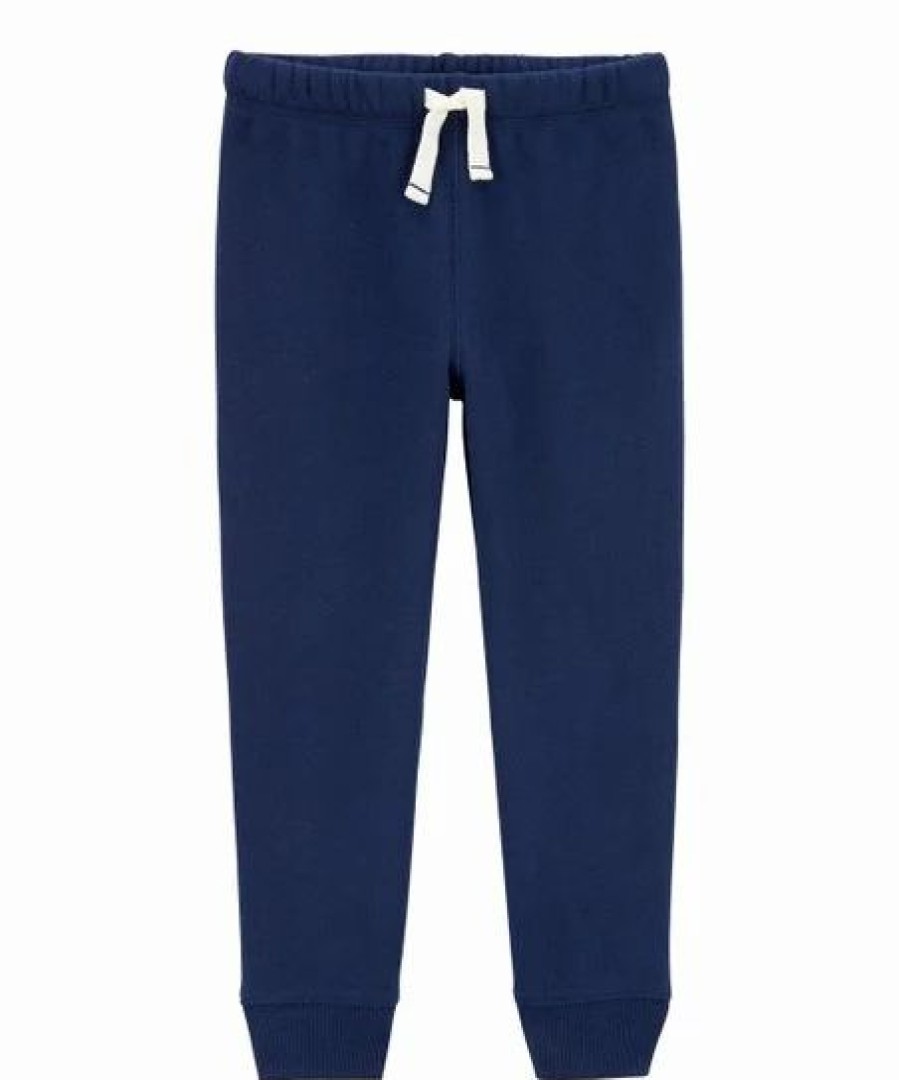 * | Discount Carter'S Navy Fleece Drawstring Joggers Infant