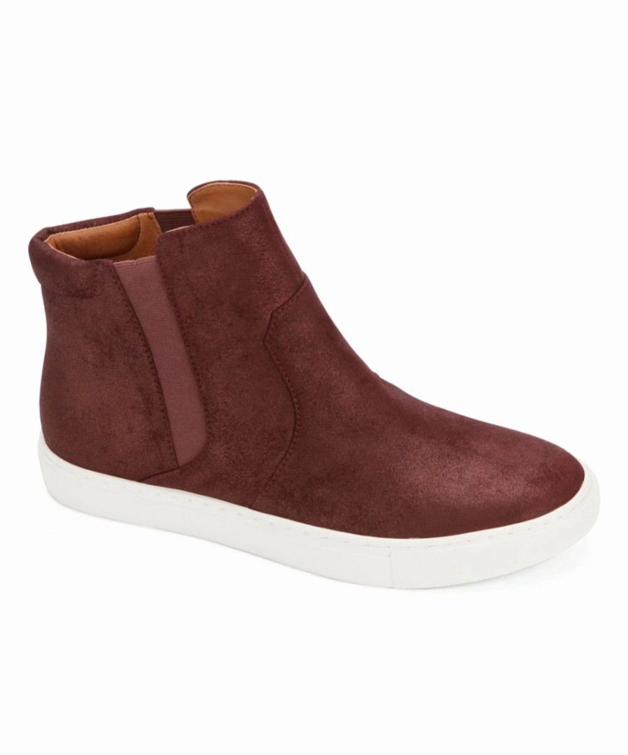 * | Brand New Gentle Souls Plum Berry Carter Leather Sneaker Women