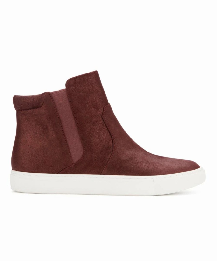 * | Brand New Gentle Souls Plum Berry Carter Leather Sneaker Women