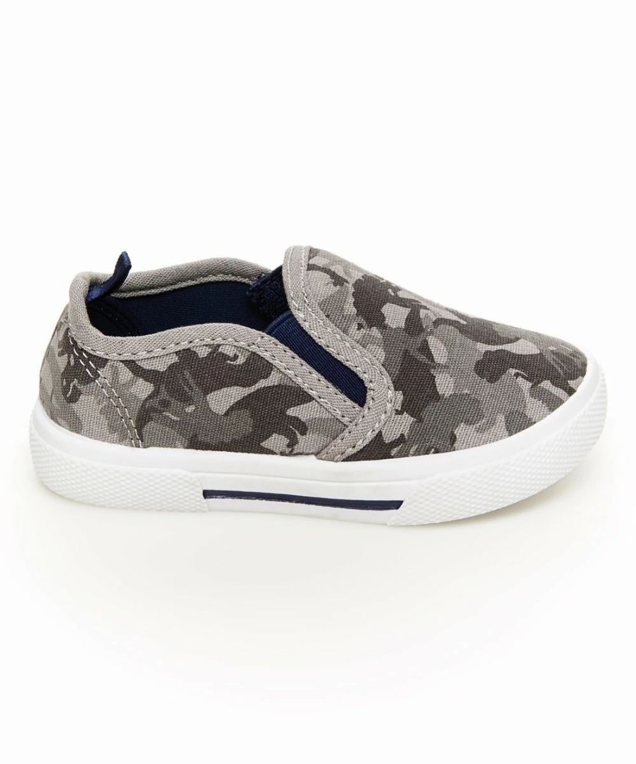 * | Buy Carter'S Dark Gray Camo Damon Slip-On Sneaker Boys