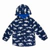 * | Best Sale Carter'S Navy Shark Color-Changing Raincoat Infant & Toddler