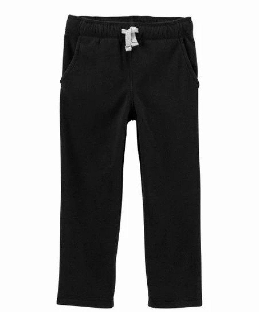 * | Budget Carter'S Black Microfleece Sweatpants Toddler & Boys