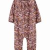 * | Flash Sale Carter'S Pink & Yellow Floral Button-Front Playsuit Infant