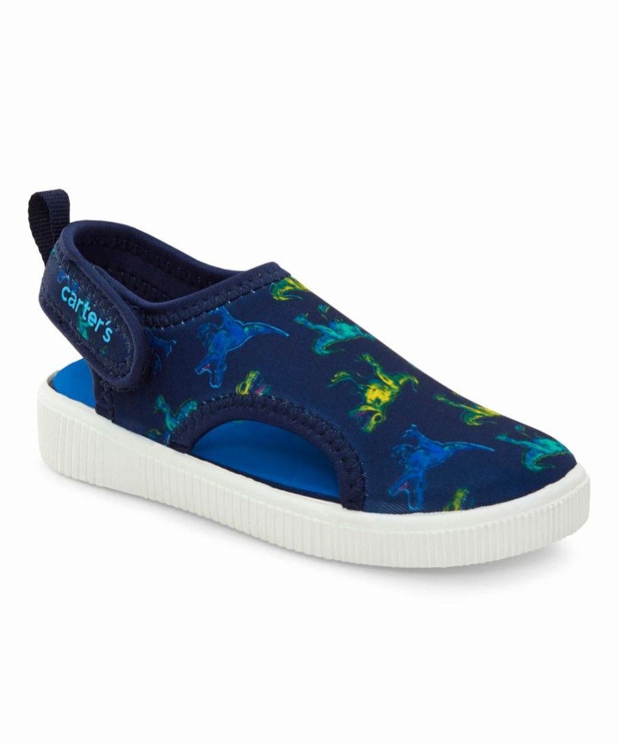 * | Best Reviews Of Carter'S Navy & Blue Dinosaur Salinas Water Shoe Boys