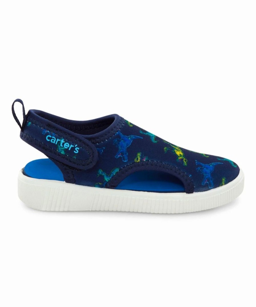 * | Best Reviews Of Carter'S Navy & Blue Dinosaur Salinas Water Shoe Boys