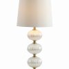 * | Hot Sale Jonathan Y White Finish Carter Table Lamp