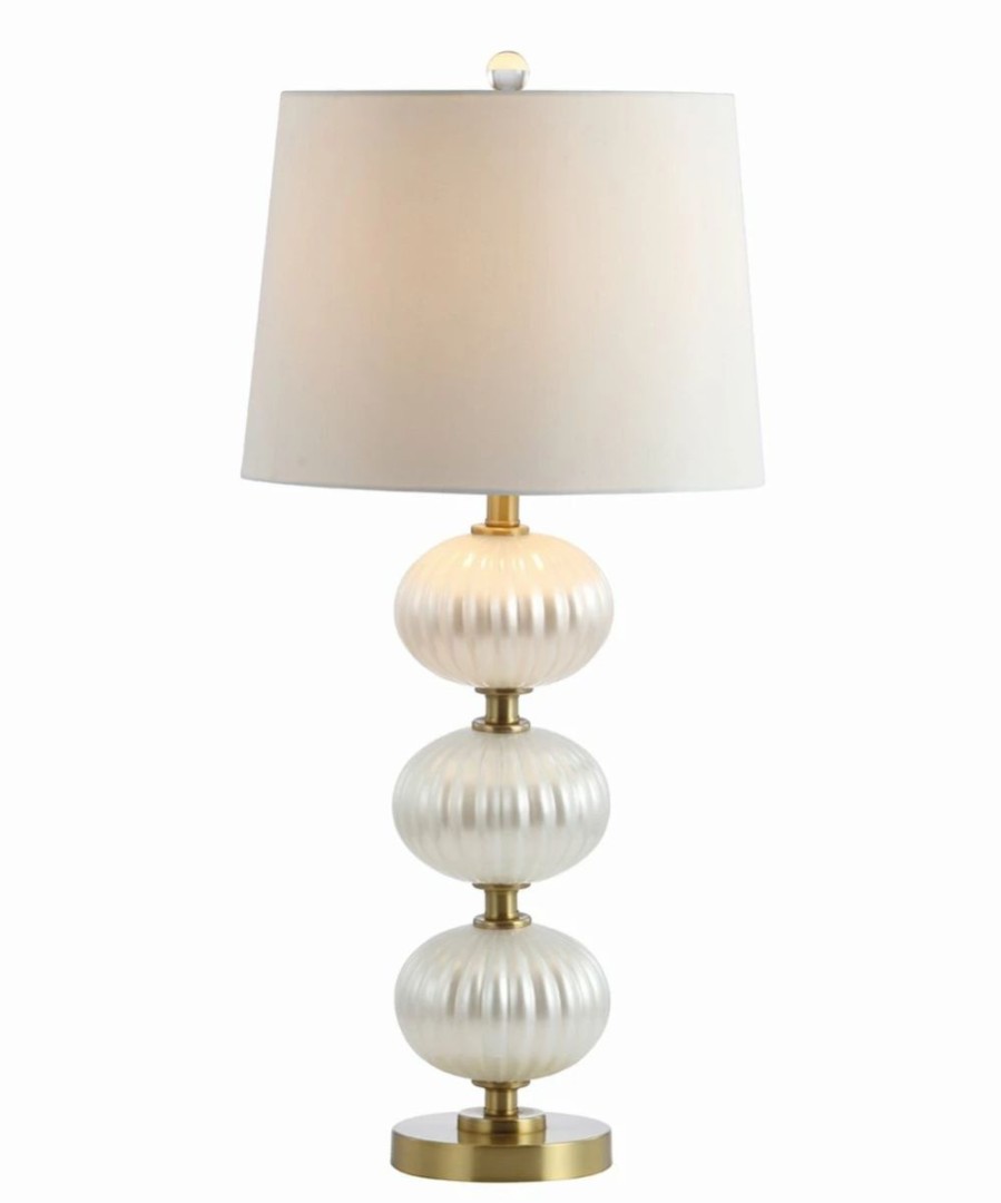 * | Hot Sale Jonathan Y White Finish Carter Table Lamp