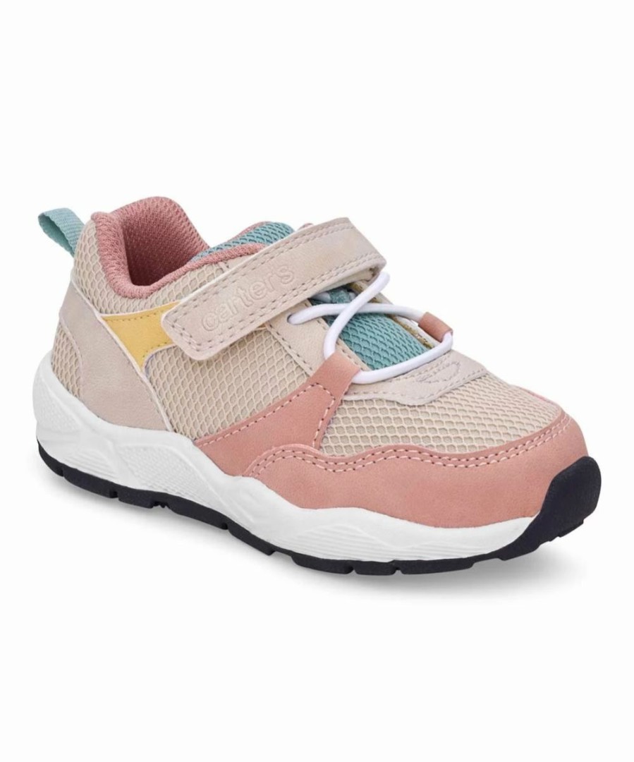 * | Budget Carter'S Pink Mesh Vulcan Sneaker Girls