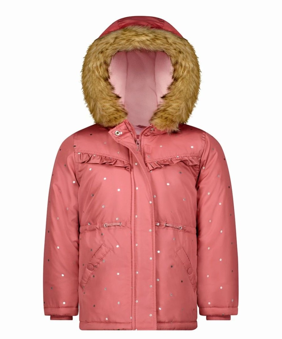 * | Buy Carter'S Pink Polka-Dot Heavyweight Parka Girls