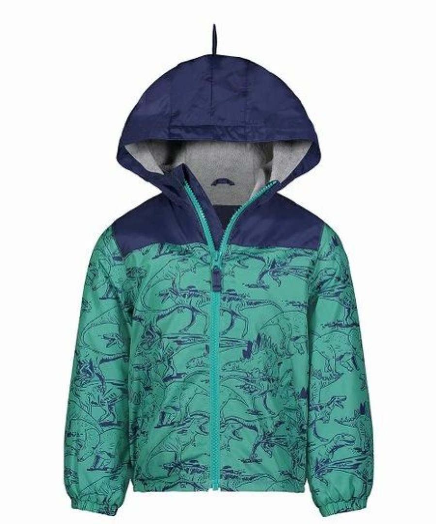 * | Cheap Carter'S Green & Blue Dino Hooded Jacket Toddler