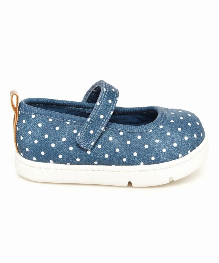 * | Brand New Carter'S Blue Polka Dot Judith Mary Jane Girls