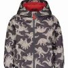 * | Best Pirce Carter'S Dark Gray Dino Fleece Windbreaker Infant, Toddler & Boys