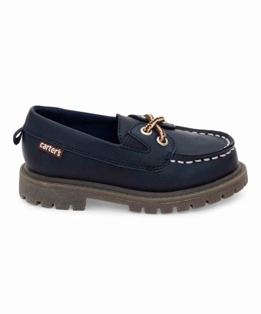 * | Best Pirce Carter'S Navy Mac Boat Shoe Boys