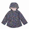 * | Wholesale Carter'S Navy & Purple Multicolor Floral Anorak Toddler & Girls