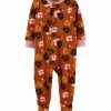 * | Top 10 Carter'S Burnt Orange Floral Fleece Footie Toddler