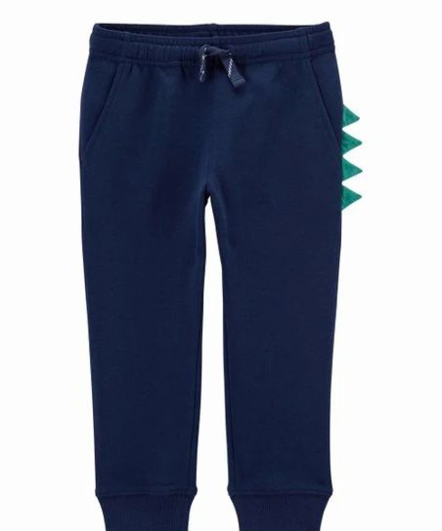 * | Discount Carter'S Navy Dinosaur Spike-Accent Joggers Infant & Toddler