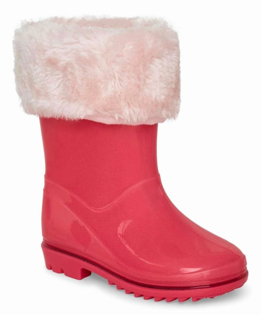 * | Cheapest Carter'S Pink Fuzzy Adley Rain Boot Girls