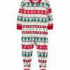 * | Brand New Carter'S Red & Green Holly Stripe Long-Sleeve Footie Infant