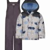 * | Discount Carter'S Gray & Navy Bear Puffer Coat & Snow Pants Infant & Toddler