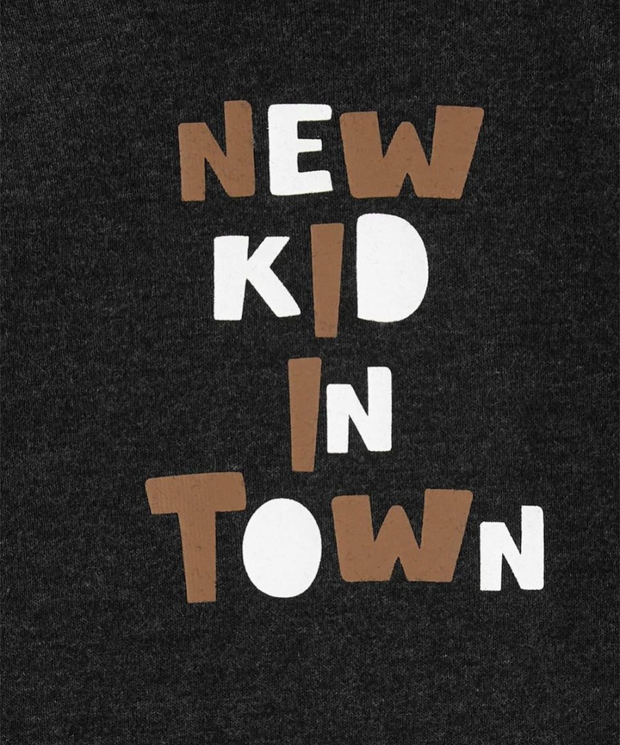 * | Buy Carter'S Dark Gray 'New Kid In Town' Original Bodysuit Infant