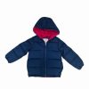 * | Coupon Carter'S Navy Hooded Puffer Jacket Girls