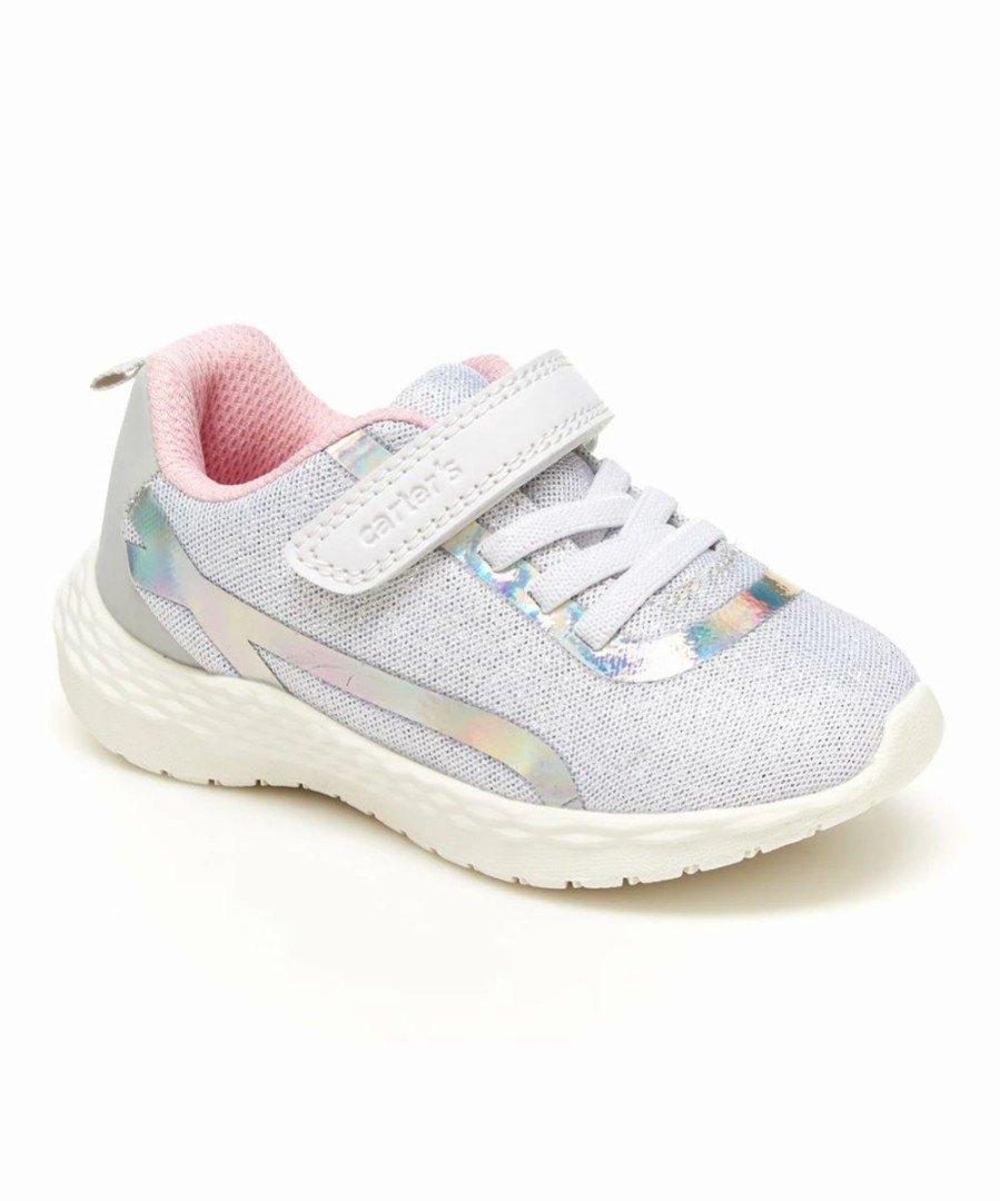 * | Best Sale Carter'S White & Gray Matik Sneaker Girls