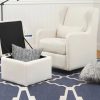 * | Promo Carter'S By Davinci Performance Cream Linen Adrian Swivel Glider & Ottoman