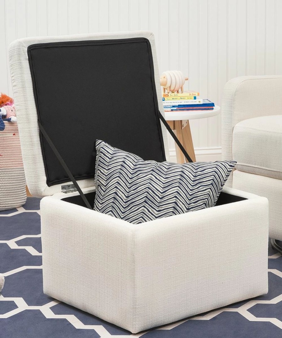 * | Promo Carter'S By Davinci Performance Cream Linen Adrian Swivel Glider & Ottoman