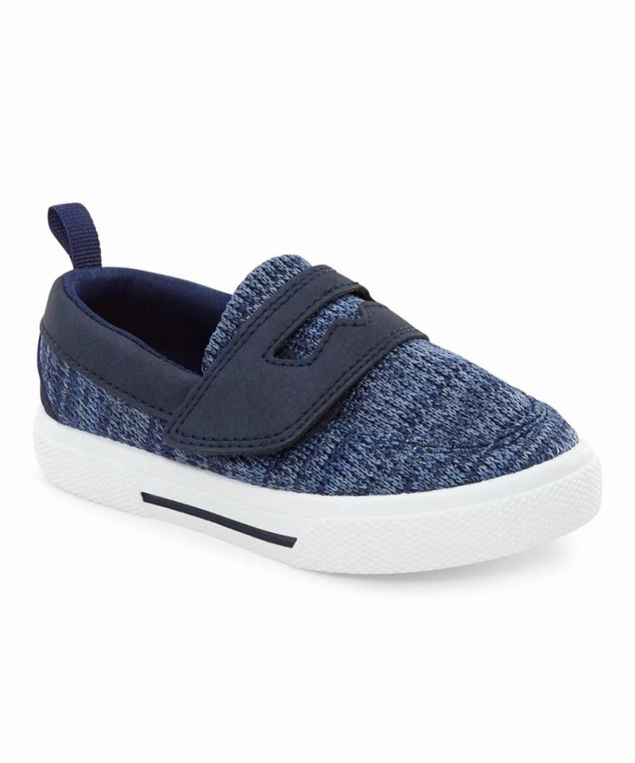 * | Budget Carter'S Navy Knit Perseus Loafer Boys